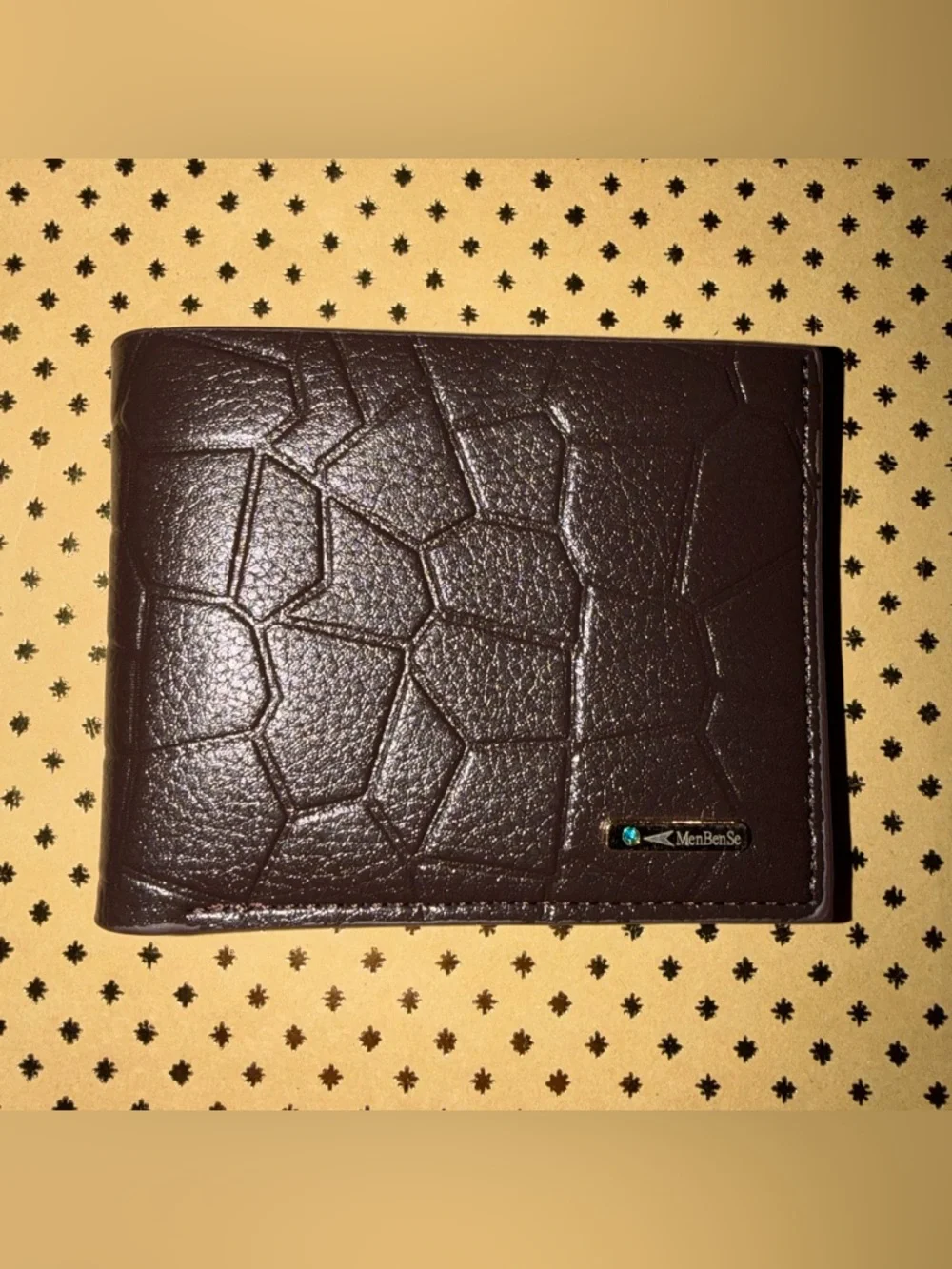 🆕 NEW Men's Dark Brown Textured Wallet